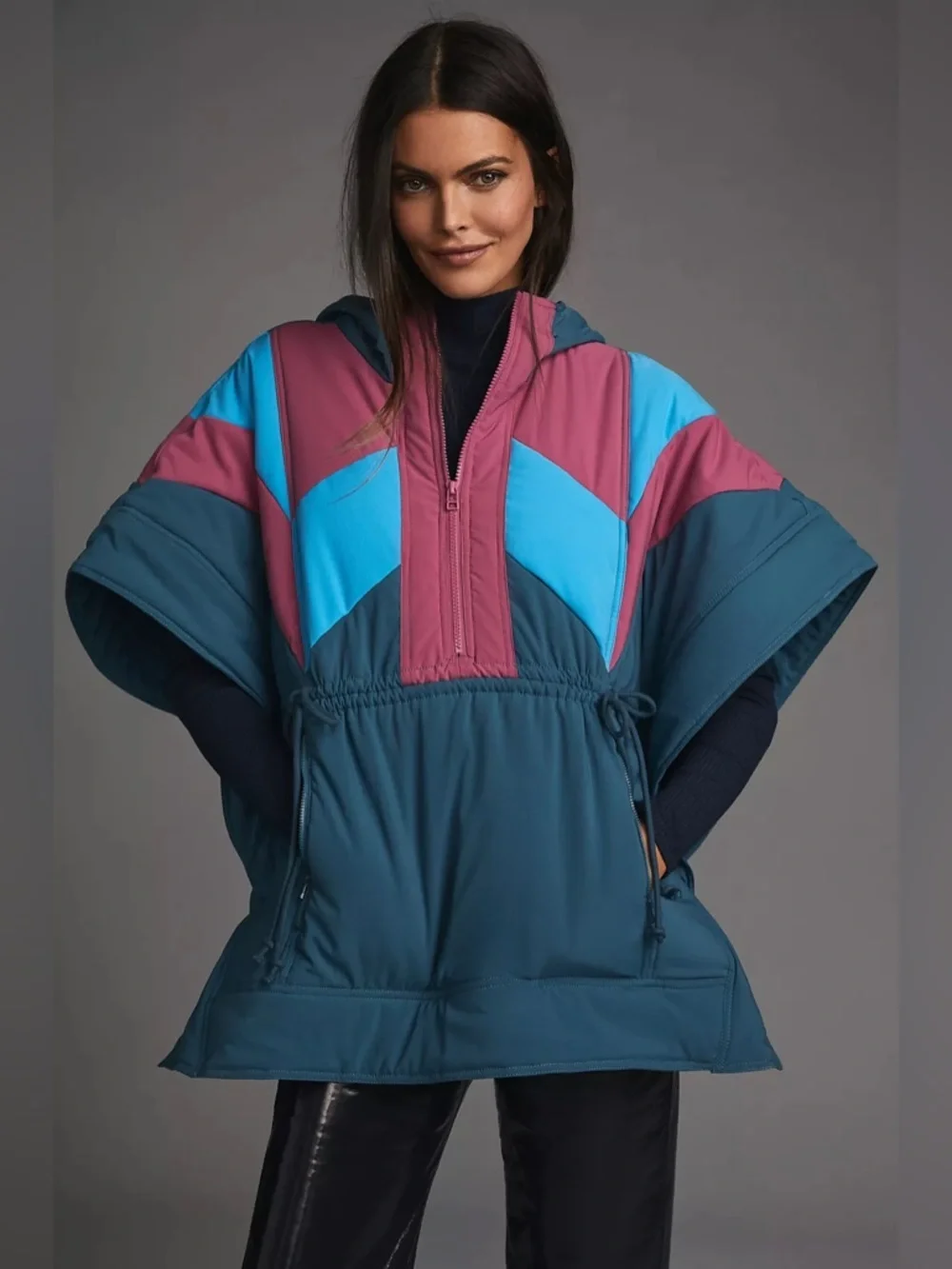 Daily Practice by Anthropologie Puffer Poncho